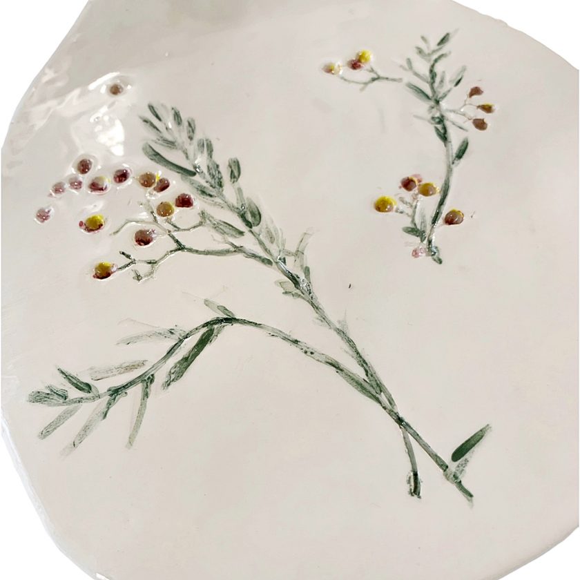 Tabla de cerámica IX- Le Voilà. Tabla de cerámica para mesa o decotración. Sevilla